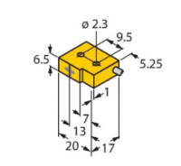 NI2-Q6.5-AP6/S34 1650023 Индуктивный датчик